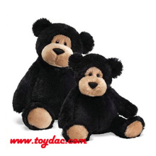 Peluche de oso negro relleno